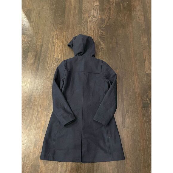Land’s End Wool Toggle Duffle Car Coat Jacket Size M - Picture 3 of 9